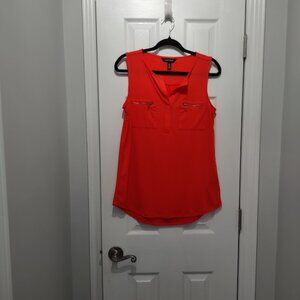 Ellen Tracy Tangerine Top